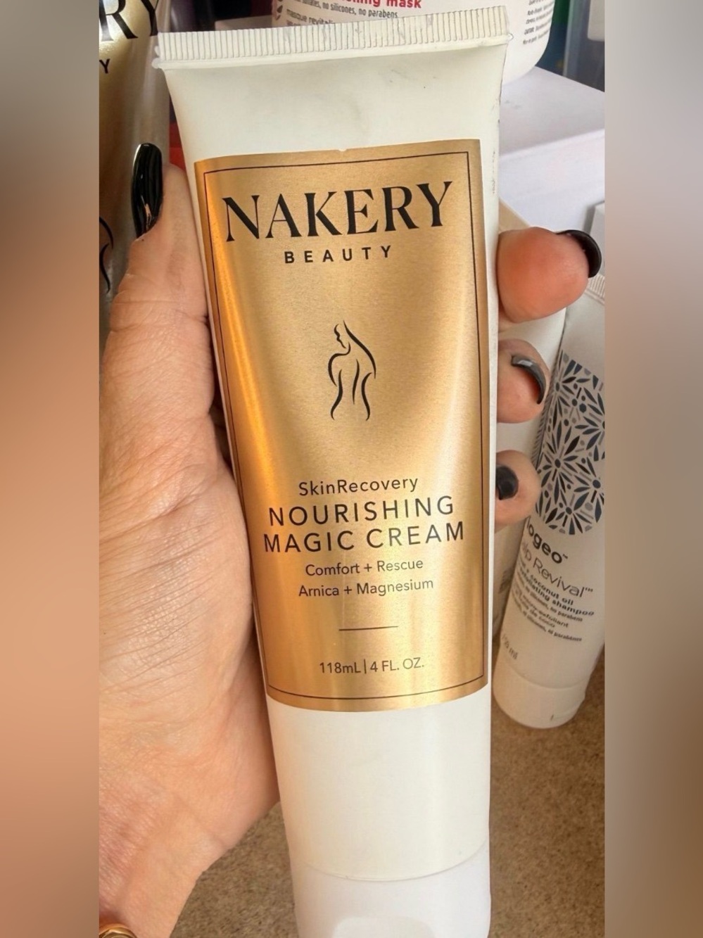 Nakery Beauty SkinRecovery Nourishing Magic Cream 4 oz Arnica + Magnesium